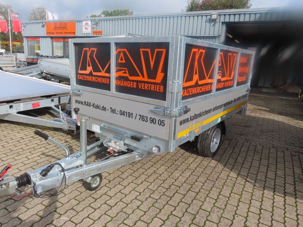 BAGTIPER 1500 KG MED E-PUMPE 100 KM/T