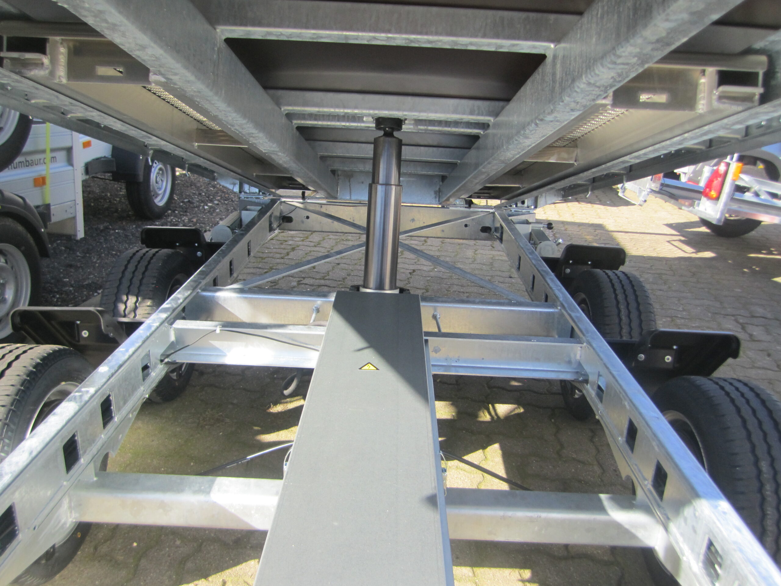 Anhänger EDUARD 3 Seiten Kipper 3,5 t PKW Anhänger Alu Rampen Laubgitter – Bild 10