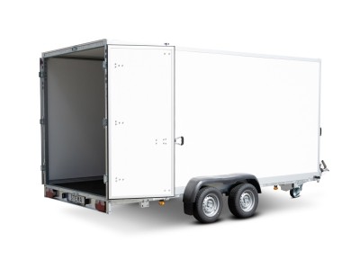 Anhänger STPK O2 35-46-18.2.P20.2 Flügeltüren, P-Box gebremst, Plywood mit 2 x Flügeltür PKW Anhänger – Bild 5