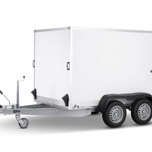 Anhänger STPK O2 35-46-18.2.P20.2 Flügeltüren, P-Box gebremst, Plywood mit 2 x Flügeltür PKW Anhänger