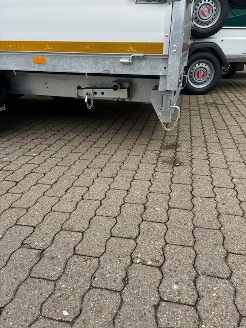 EDUARD 4x2 m . 3,5 t mit 2442 kg Zuladung. 4020 -GD- 3 Seitenkipper, Alu-Auffahrschienen, Bordwände 30cm -3500kg- E & H-Pumpe - Lfh:63cm-195/50R134020 - Laubgitter pendelbar - 70cm hoch – Bild 7