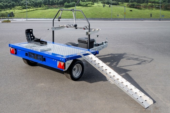 Blyss Motorradanhänger 750 KG inkl. Fahrradträger PKW Anhänger – Bild 4