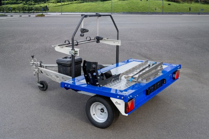 Blyss Motorradanhänger 750 KG inkl. Fahrradträger PKW Anhänger – Bild 6