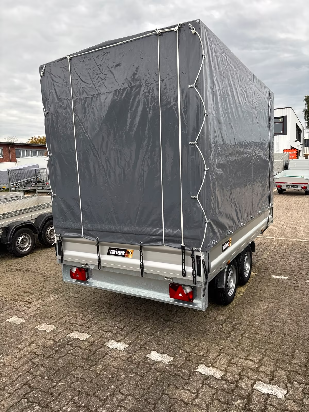 VARIANT 2018 P3 Hochlader 315x175 cm Mit Hochplane 200 cm PKW Anhänger Neufahrzeug – Bild 2