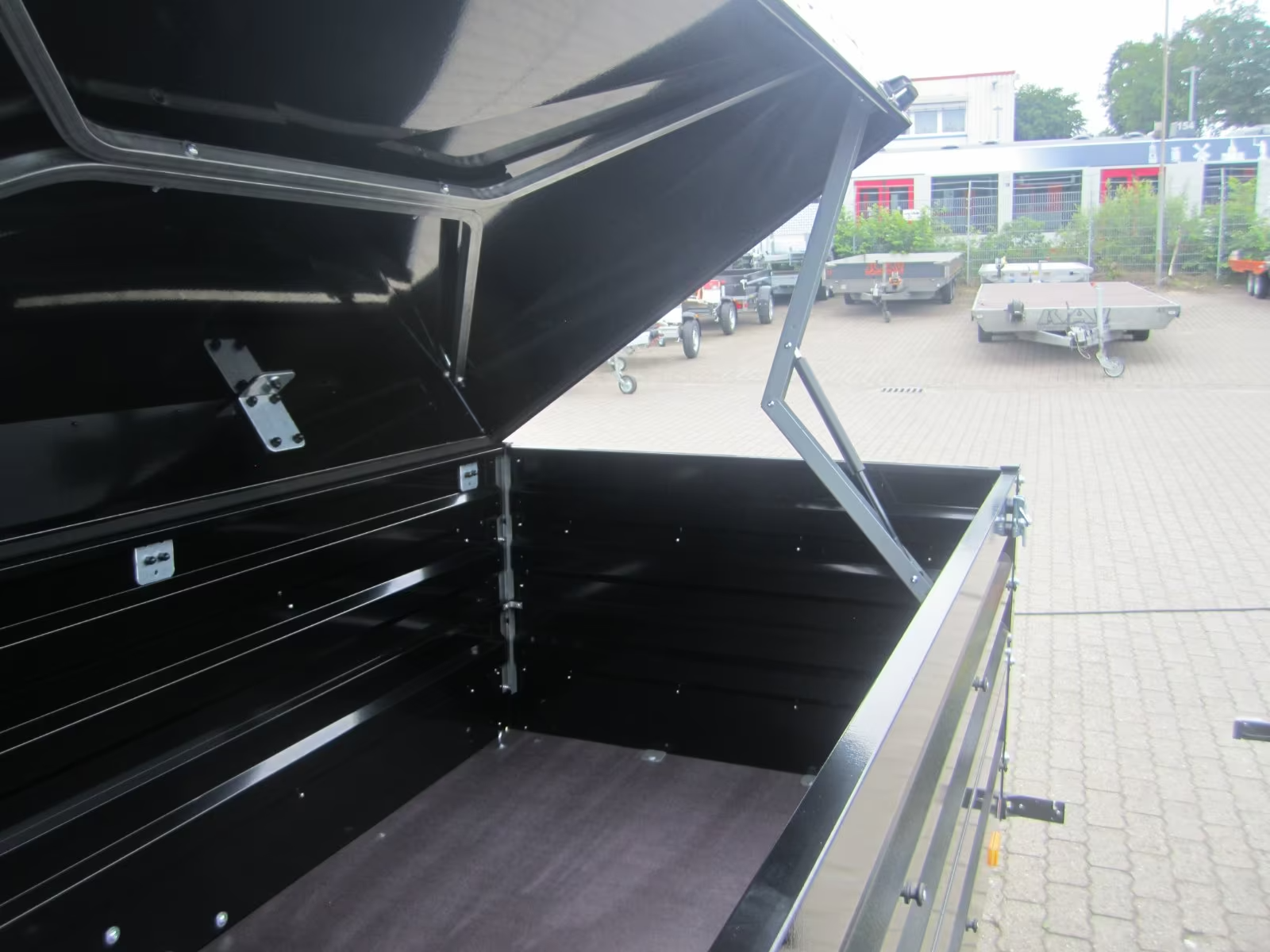 Stema Deckelanhänger schwarz 100 km/H PKW Anhänger – Bild 2