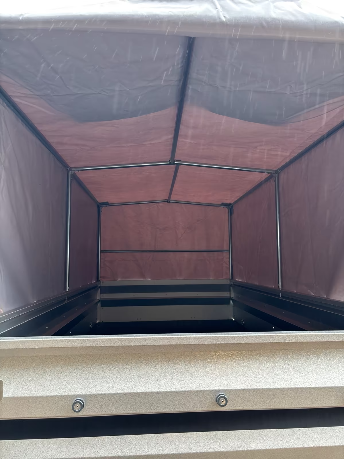 VARIANT 260B EDITION 1000 KG Tieflader mit Hochplane 100 cm 254x124m 1 Achser Neufahrzeug – Bild 4