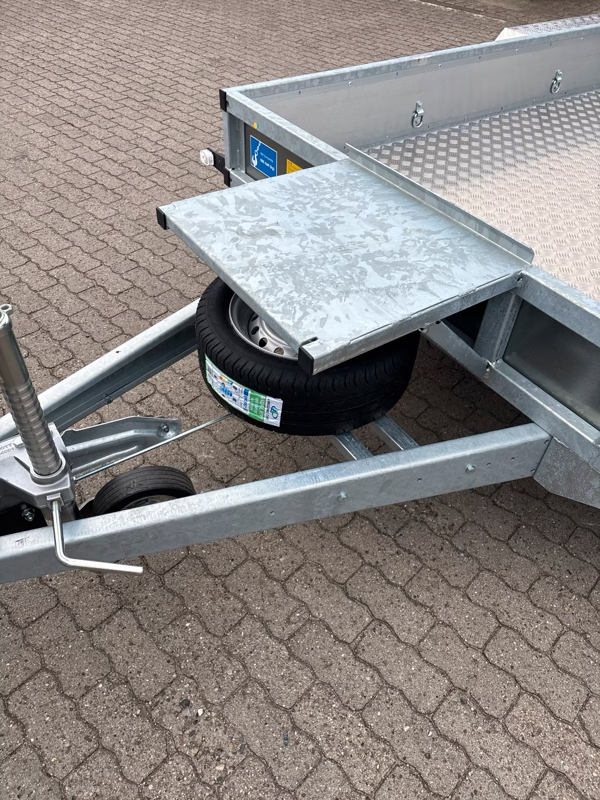 Variant Baumaschinen Anhänger 3518 M4 mit Alu Boden und Heckrampe Neufahrzeug PKW Anhänger – Bild 4