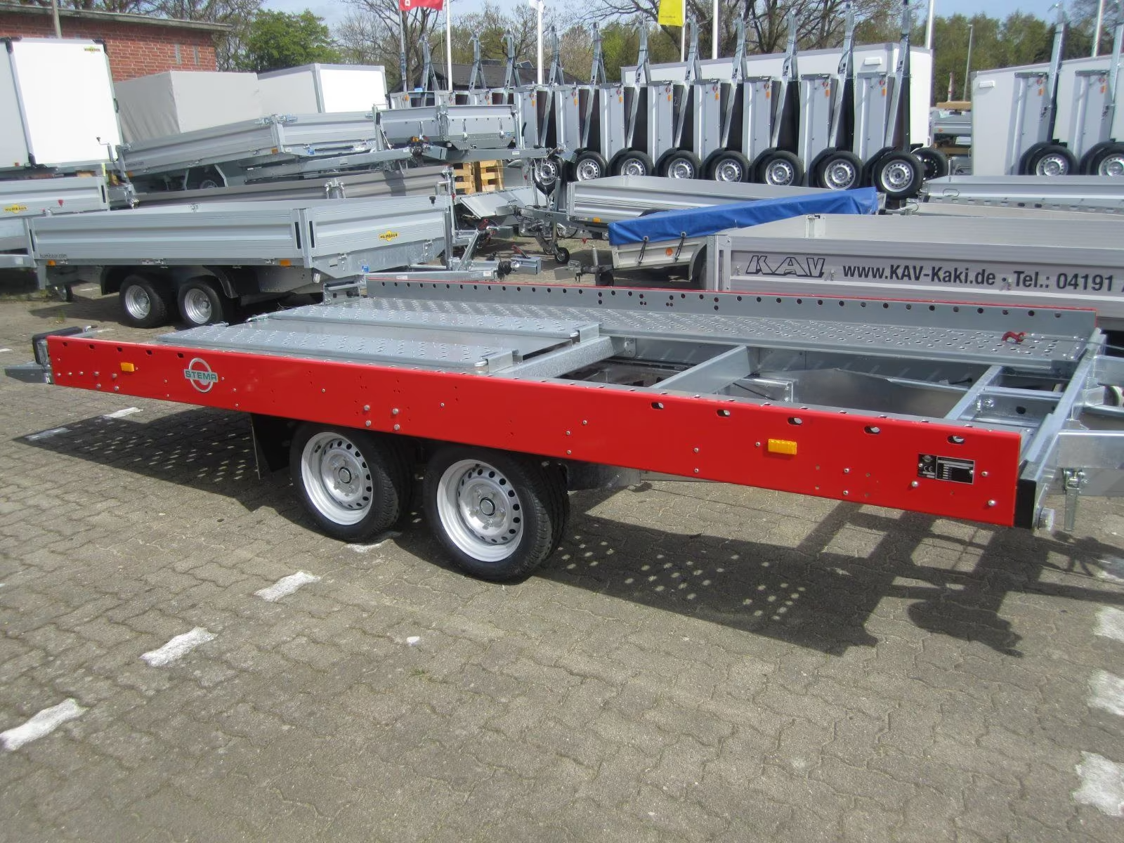 Autotrailer Stema 3500 KG FHAK 35-40-21.2 Autotransporter Kippbar PKW Anhänger Neu Sonderpreis – Bild 3