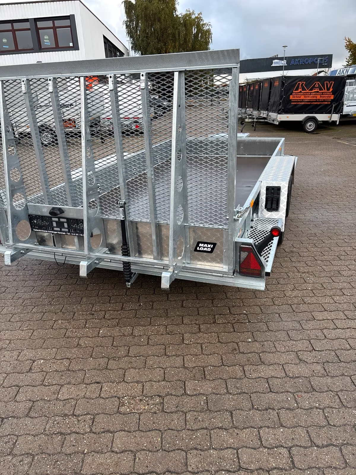 Variant Baumaschinen Anhänger 3518 M4 mit Heckrampe 3500 KG PKW Anhänger Neufahrzeug – Bild 14