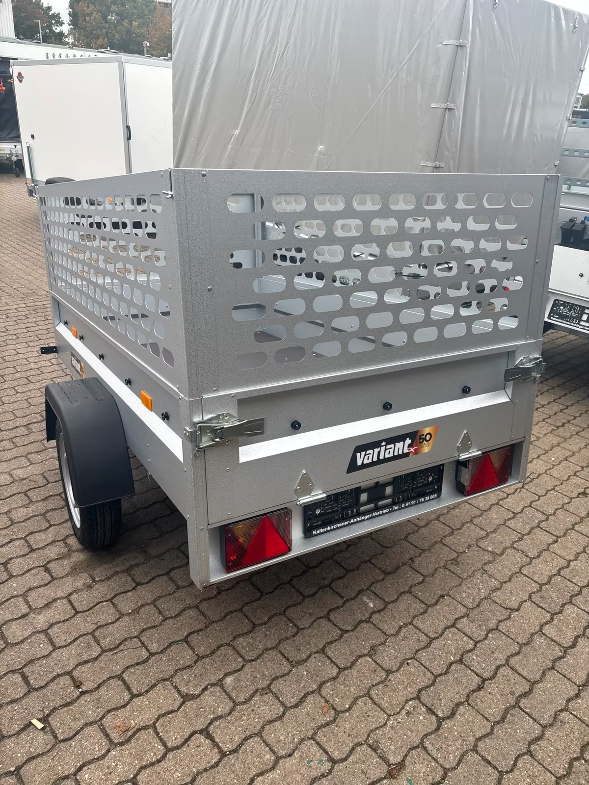 VARIANT 205 S1 750 KG ungebremster Anhänger mit Gitteraufsatz PKW Anhänger Neufahrzeug – Bild 9