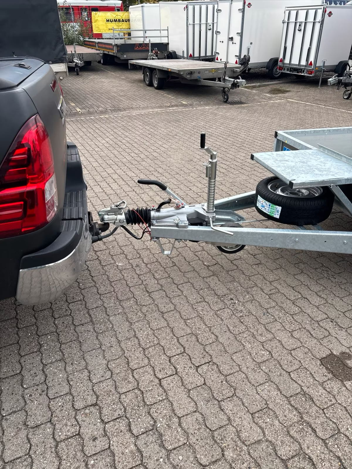 Variant Baumaschinen Anhänger 3518 M4 mit Alu Boden und Heckrampe Neufahrzeug PKW Anhänger – Bild 15