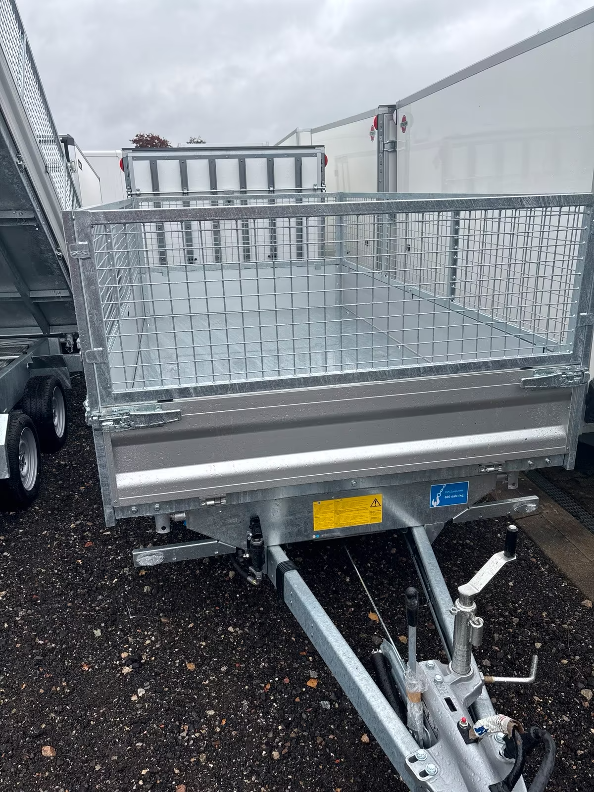 VARIANT 3517 TB 3 Seiten Kipper 3500 KG 320x186 cm mit Gitter und Rampen Neufahrzeug – Bild 8