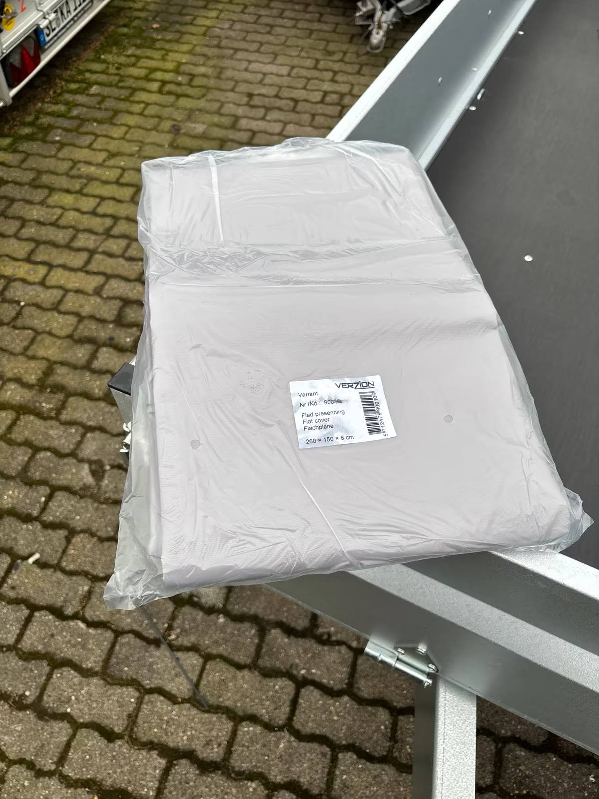 VARIANT 756 A 750KG ungebremster Anhänger Doppelachser mit Flachplane und Stützrad Neufahrzeug PKW Anhänger – Bild 8