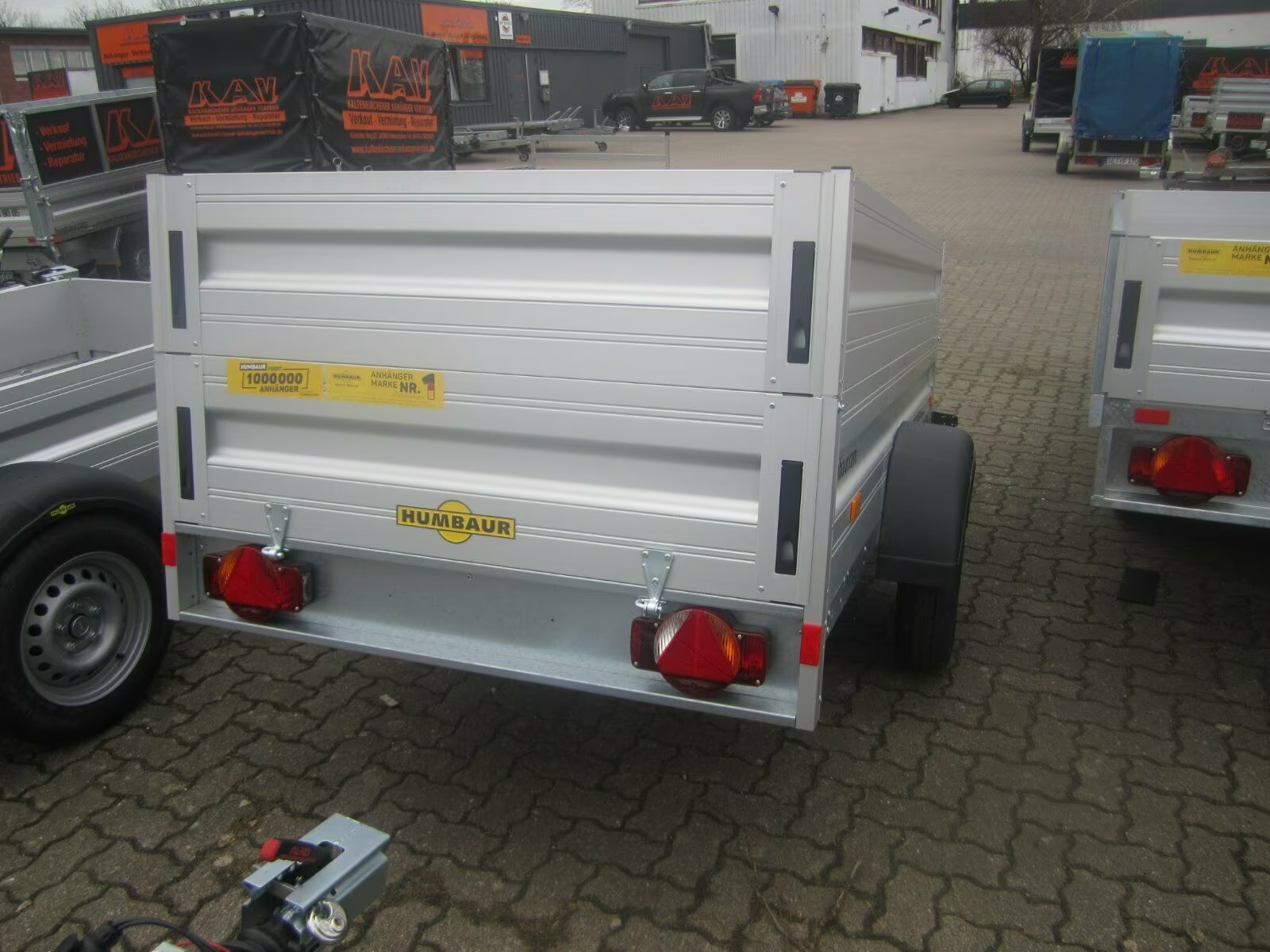 Humbaur HA 752513 FS Tieflader mit Aufsatz 750 KG PKW Anhänger Neu – Bild 2