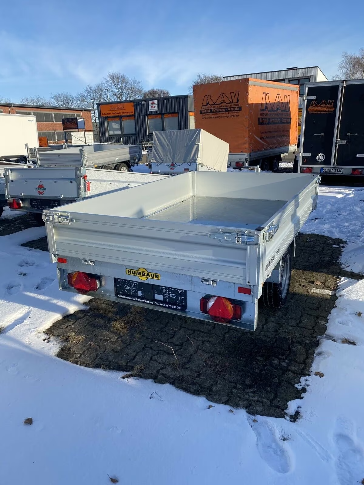 HUMBAUR HUK 152314 Einachs Rückwärts Kipper PKW Anhänger Neufahrzeug – Bild 7
