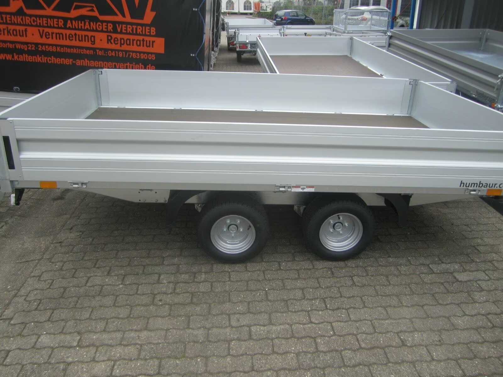 Humbaur Hochlader 2 Achser 2500 KG PKW Anhänger HN253118 – Bild 2