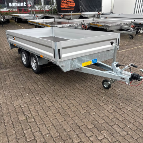 VARIANT 2018 P3 – PRO-LINE ANHÄNGER FÜR DEN GEWERBLICHEN EINSATZ 2 Achser Hochlader 2000 KG Neufahrzeug Pkw Anhänger