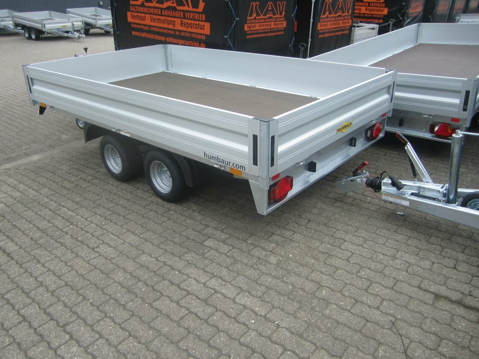 Humbaur Hochlader 2 Achser 2500 KG PKW Anhänger HN253118 – Bild 5