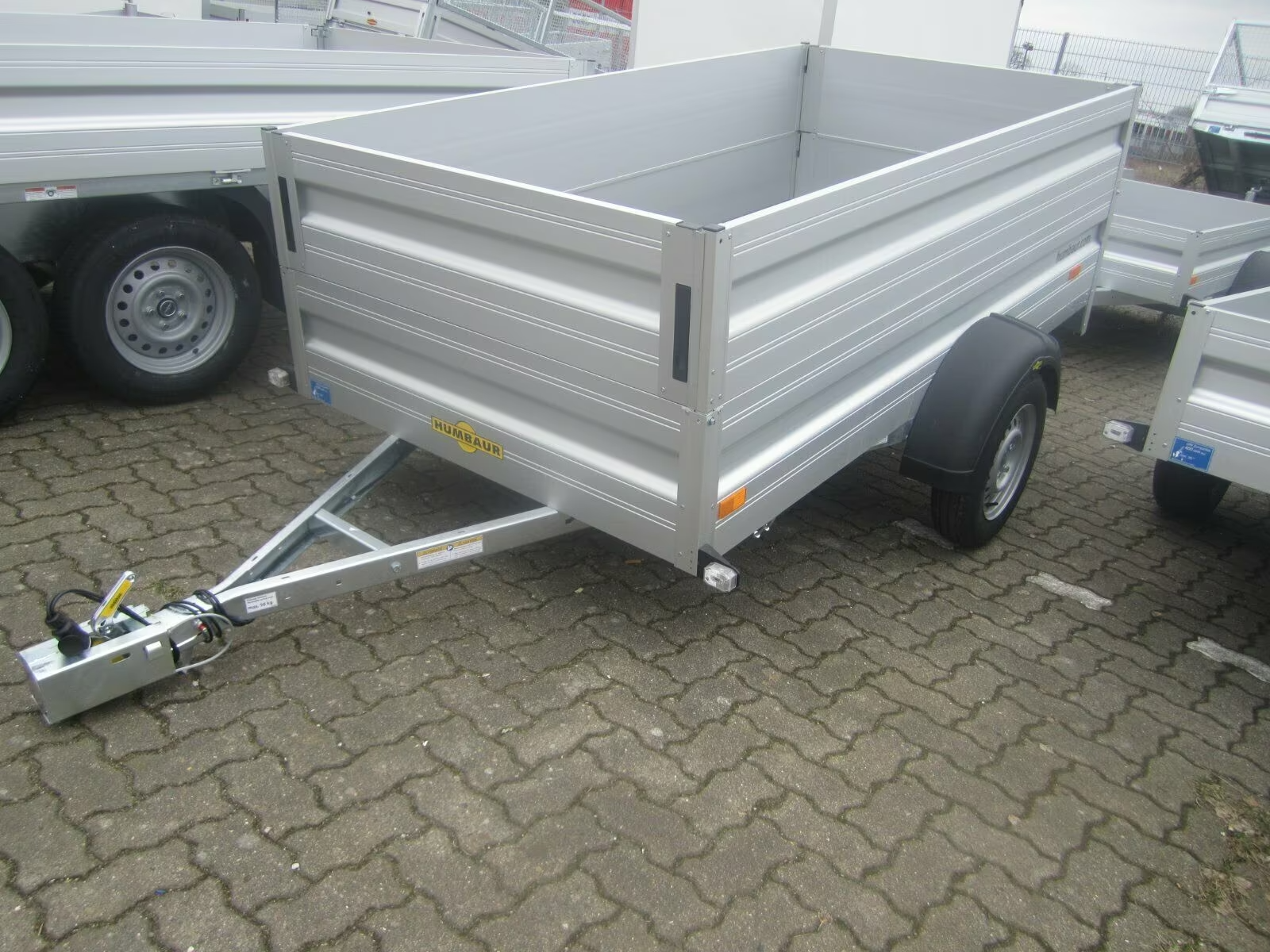 Humbaur HA 752513 FS Tieflader mit Aufsatz 750 KG PKW Anhänger Neu – Bild 3