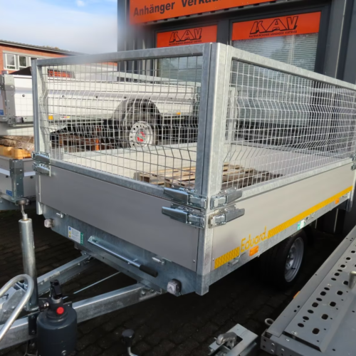 Eduard 1800 KG Heck Kipper mit Gitter PKW Anhänger