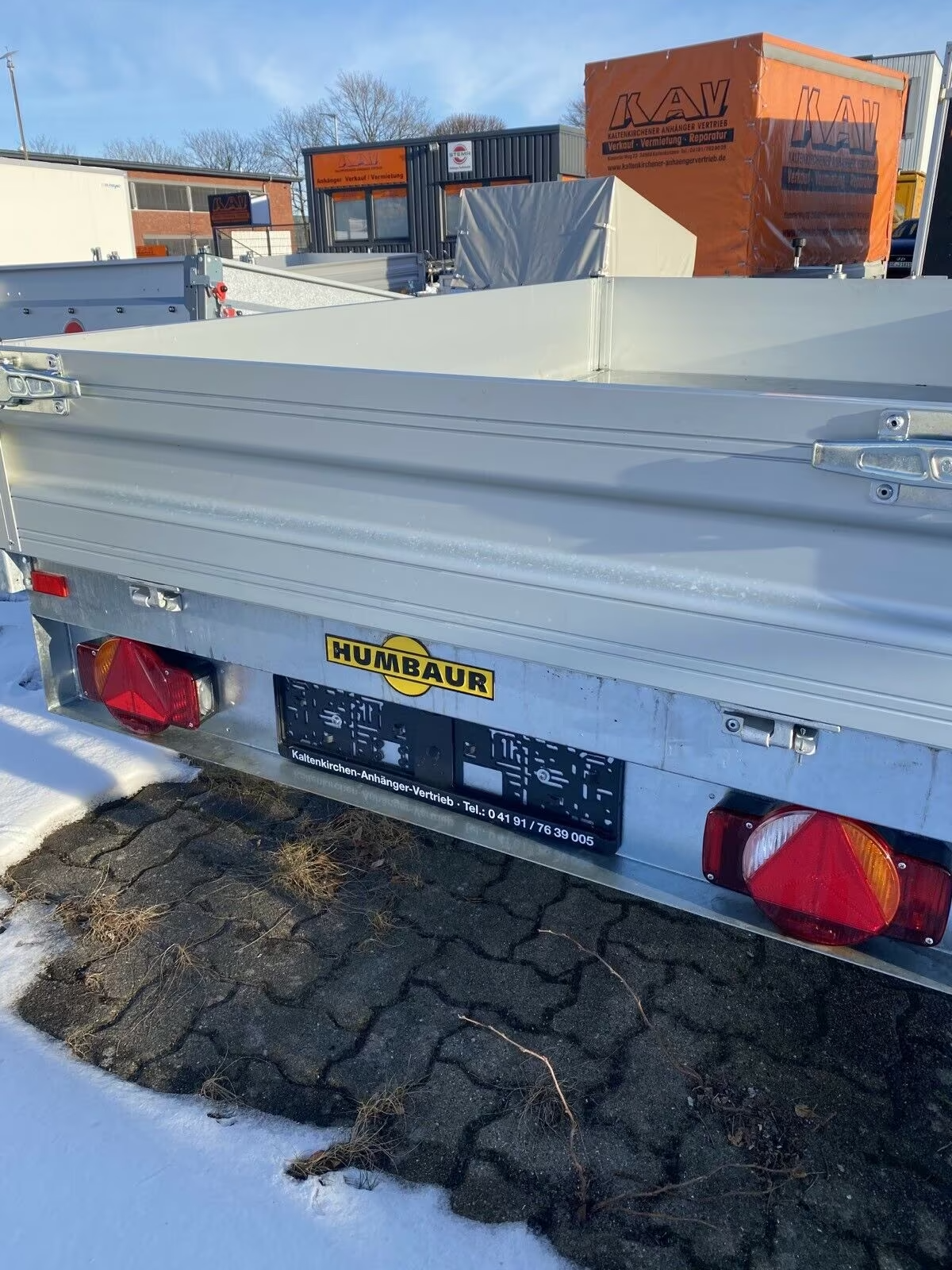 HUMBAUR HUK 152314 Einachs Rückwärts Kipper PKW Anhänger Neufahrzeug – Bild 6