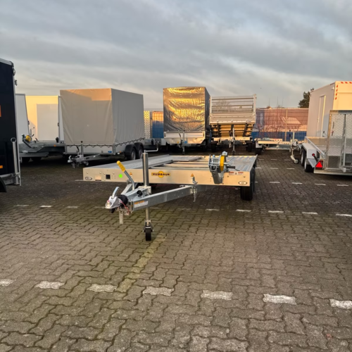 Humbaur Autotransporter FTK 27 40 22 2,7 t 4,0x2,14 m Kippbare Ladefläche und Rampen Flacher Auffahrwinkel. Neufahrzeug PKW Anhänger
