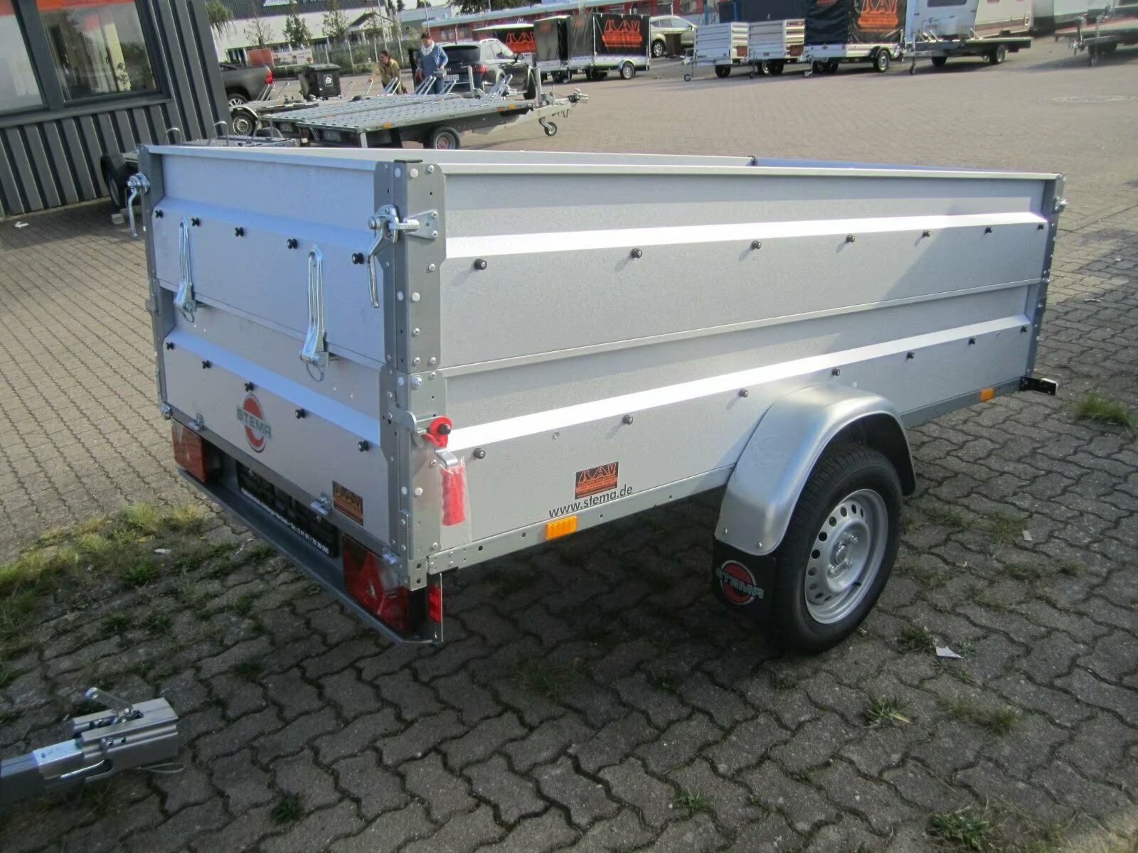 Stema 750 KG Anhänger mit Aufsatz PKW Anhänger – Bild 4