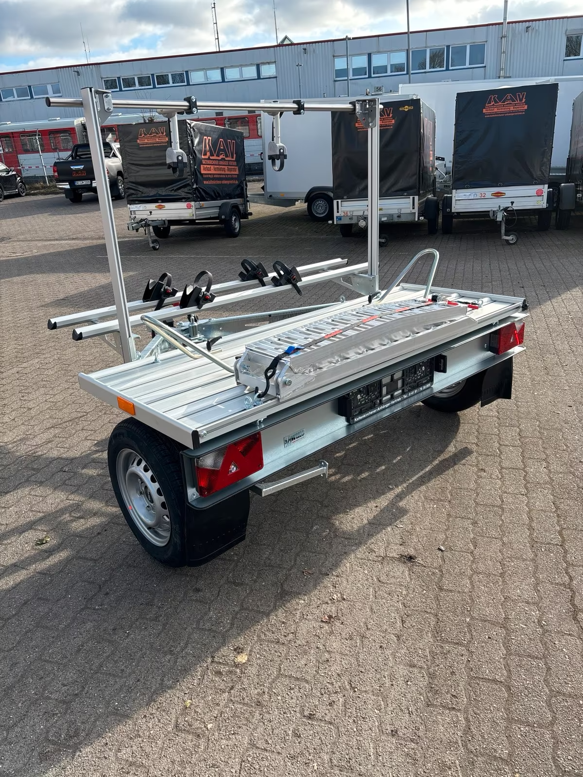 Sawiko Traigo Fahrrad/Motorrad Transport Anhänger PKW Anhänger