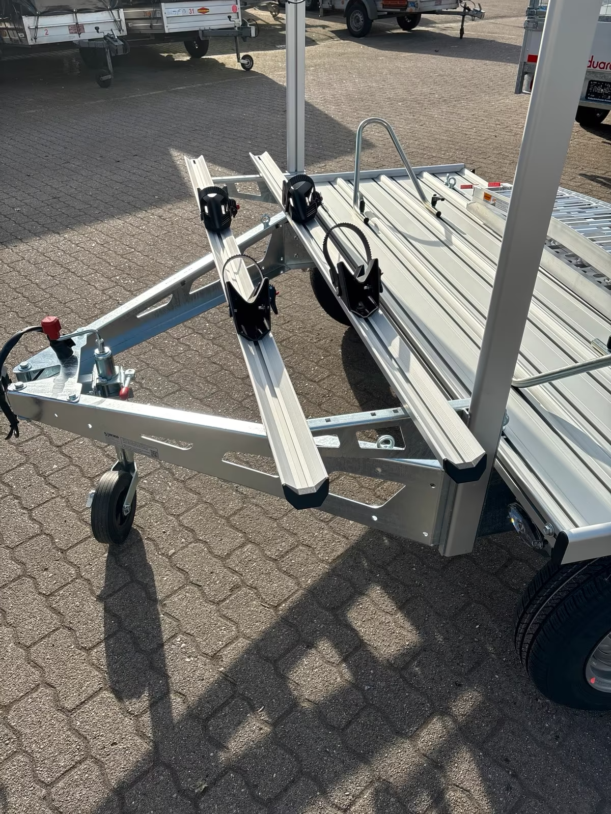 Sawiko Traigo Fahrrad/Motorrad Transport Anhänger PKW Anhänger – Bild 5