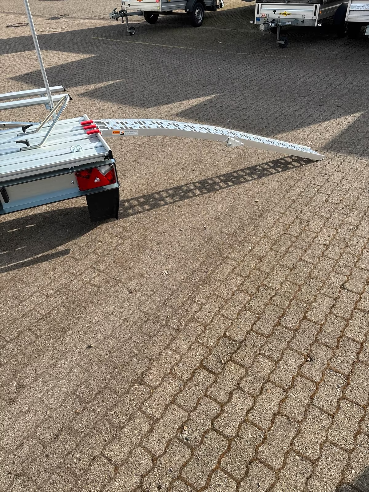 Sawiko Traigo Fahrrad/Motorrad Transport Anhänger PKW Anhänger – Bild 4
