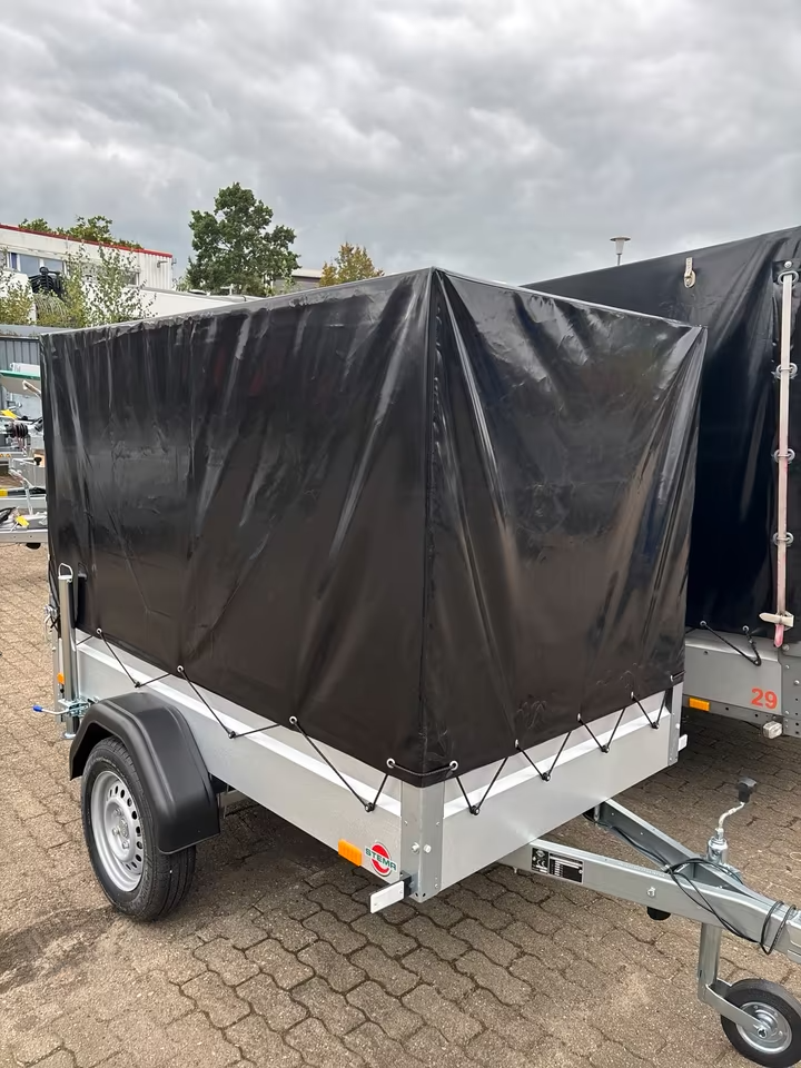 Stema 750 Planen Anhänger Innenhöhe 133 cm FT mit Plane und Spriegel Schwarz FT 7.5-20-10.1B mit Plane anthrazit und Spriegel 100 cm PKW Anhänger – Bild 4